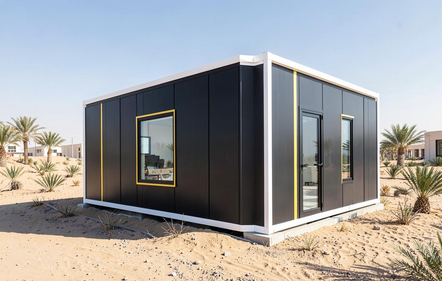 Modular gym cabin for project staff by ZAT Cabin